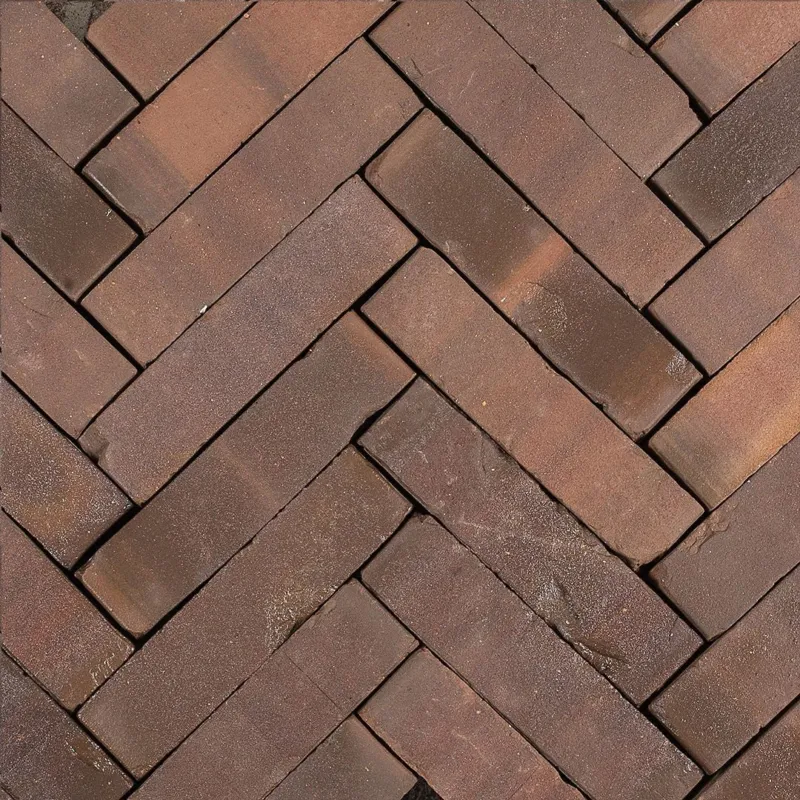 Gebakken Dikformaat Klinker Getrommeld Hollandse Streken Gardenlux 20x6,5x6cm - Peel Paars/Bruin Direct Beschikbaar