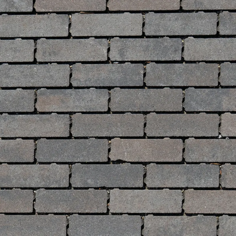 Eco Bricks Waterpasserend Gardenlux 7x21x8cm - Maeslant Bruin/Zwart Populair