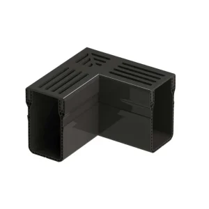 Nieuw Garden Drain Hoekstuk Watergoot 15x6,5x10cm Zwart - Per Stuk