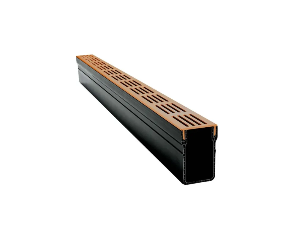 Garden Drain Watergoot Cortenstaal 100x6,5x10cm - Per Stuk Bestel Nu