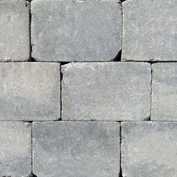 Laatste Kans Pebblestones Plus Gardenlux 20x30x6cm - Grijs/Zwart