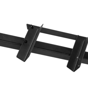 Betaalbaar Flex Fence rails voor shutters - 2 stuks - Zwart gepoedercoat - 166 cm