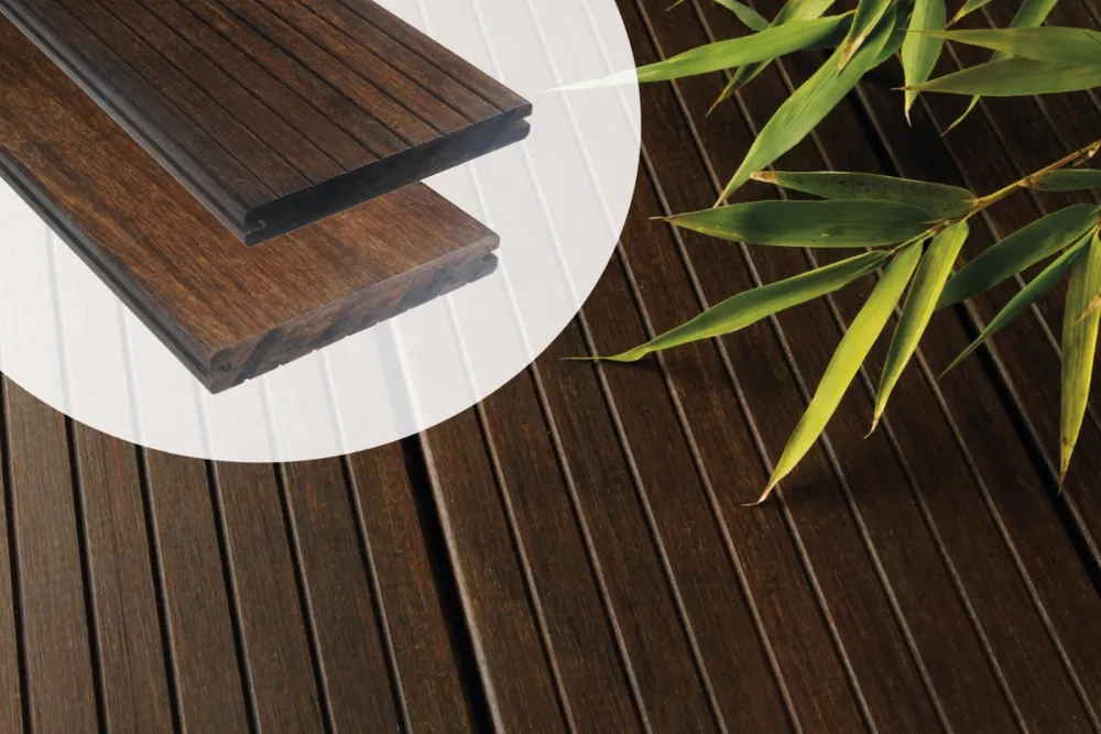 Shop Nu Vlonderplank Bamboe 1.8x185cm Thermisch Gemodificeerd - In 3 Verschillende Breedtematen - 10,3 cm