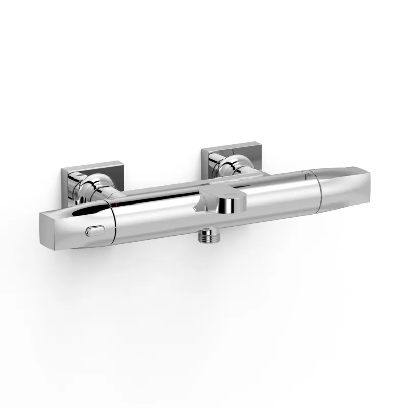 Thermostatische Mengkraan Tres Over-Wall voor Bad en Douche Chroom Seizoensaanbieding