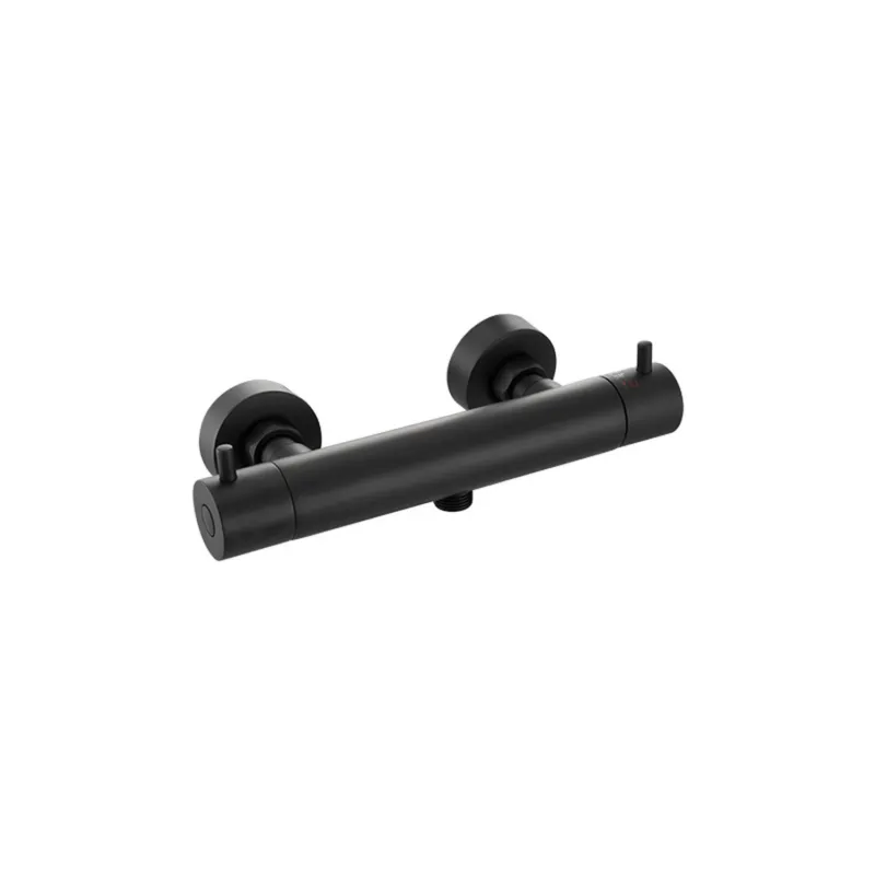 Douchekraan Go by van Marcke Cocoon Black Opbouw Thermostatisch Mat Zwart Exclusieve Aanbieding