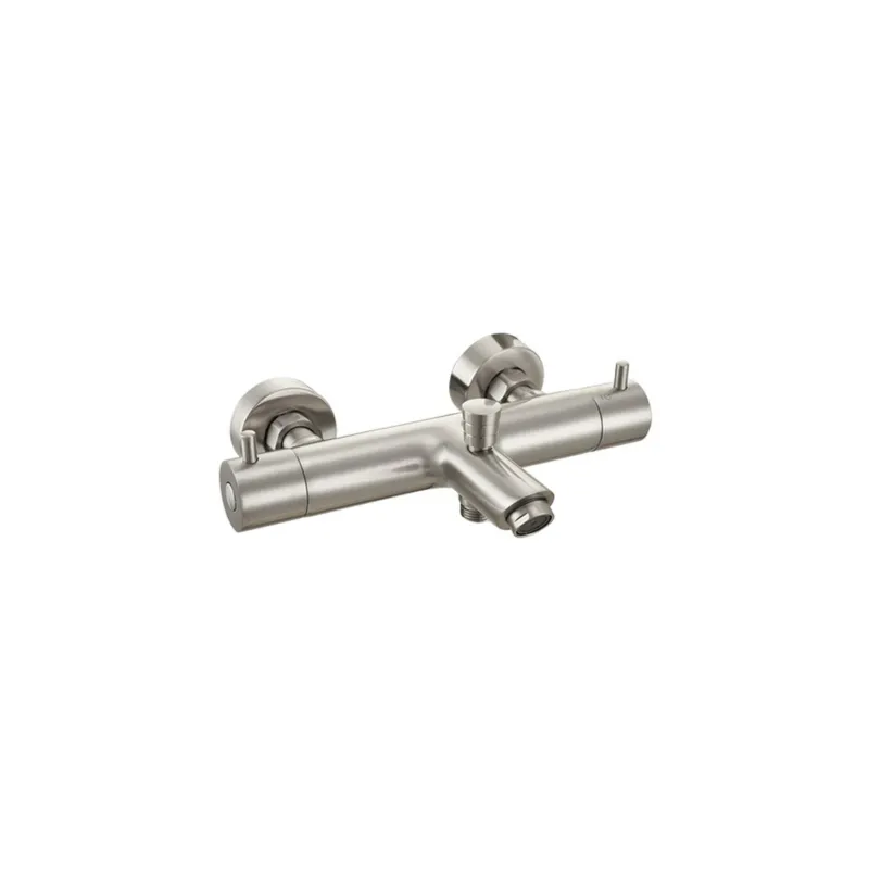 Badkraan Go by van Marcke Cocoon Inox Opbouw Thermostatisch Brushed Nikkel Betrouwbaar