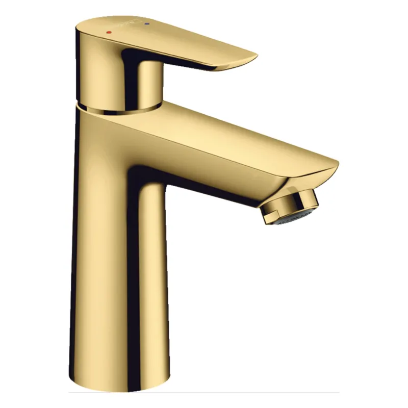 Gecertificeerd Wastafelmengkraan Talis E 110 HansGrohe Eengreeps met Trekwaste Gepolijst Goud
