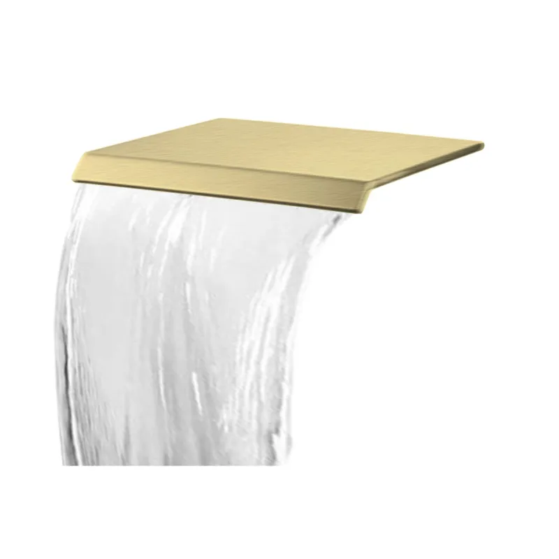 Betrouwbaar Muuruitloop Best Design met Waterval Dule t.b.v. Douche en Bad Mat Goud