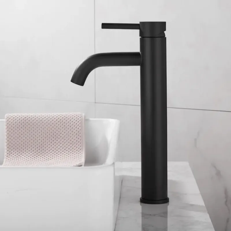Voordeelprijs Wastafelkraan AquaSplash Plus 30.5 cm Mat Zwart