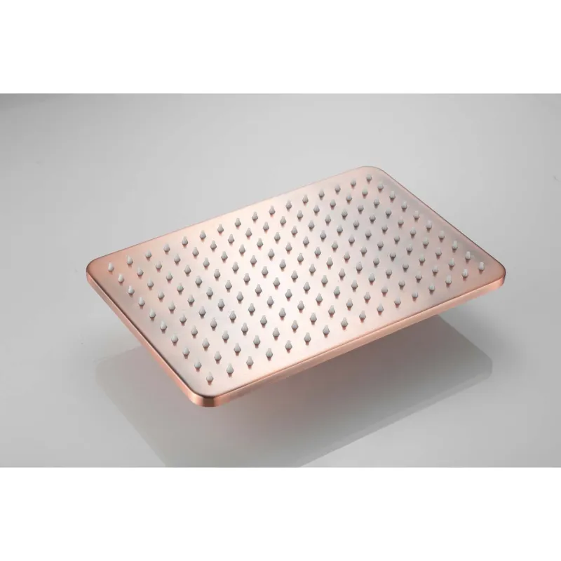 Hoofddouche AquaSplash Vision Rechthoekig 30x20 cm Geborsteld Koper Bestseller
