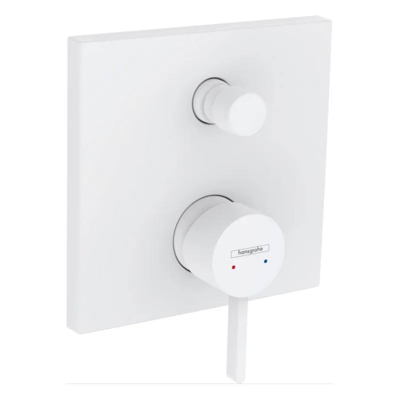Weekendaanbieding Afbouwdeel Badmengkraan Inbouw Finoris HansGrohe Eengreeps Mat Wit
