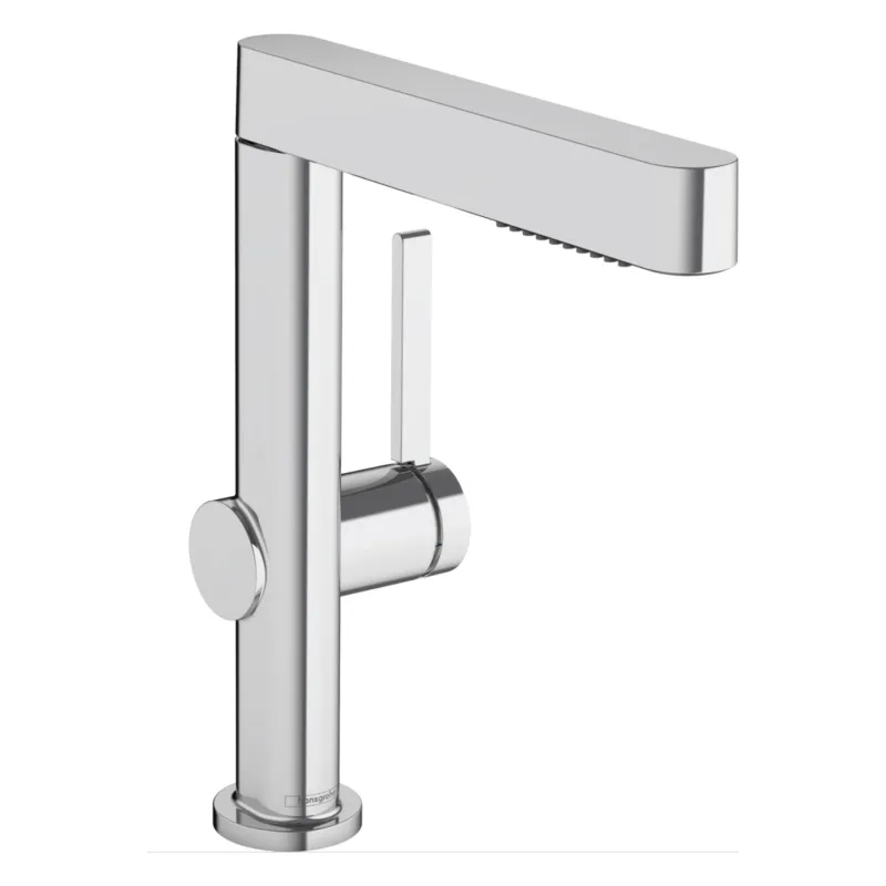 Meest Verkocht Wastafelkraan Finoris HansGrohe 230 2 Jets Met Uittrekbare Vuistdouche Met PushOpen Chroom