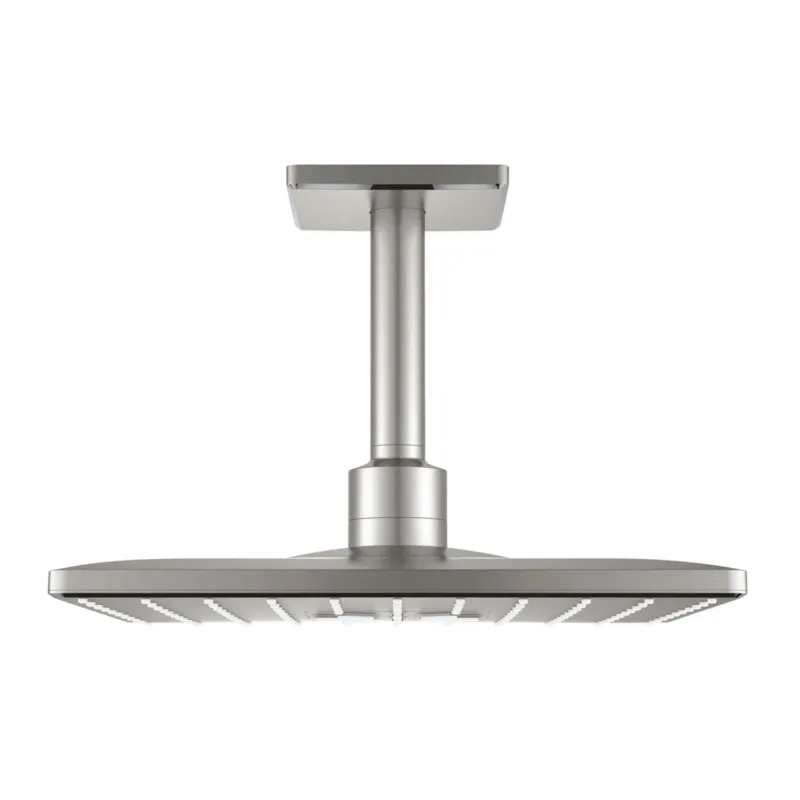 Beste Prijs Regendoucheset Grohe Rainshower SmartActive Cube 31 cm met Plafondarm Supersteel