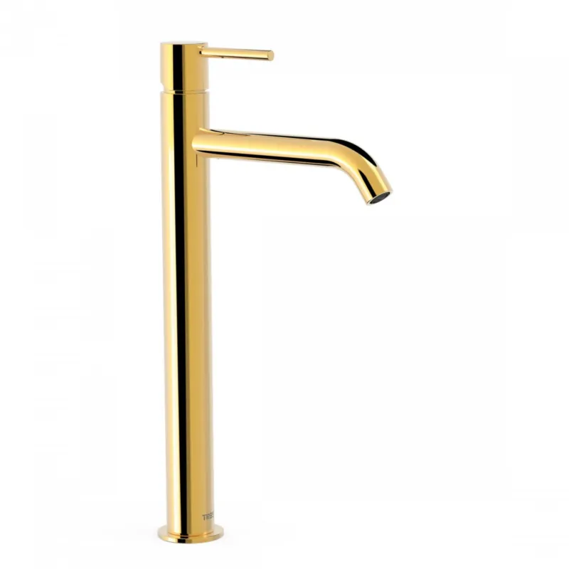 Koop Online Wastafelmengkraan Tres Study Exclusive 38,5 cm 1-Knop Rond Goud