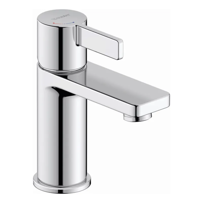 Wastafelkraan Duravit D-Neo Mengkraan EcoStart Eengreeps 5x13.9x15.1 cm Chroom Veilige Betaling