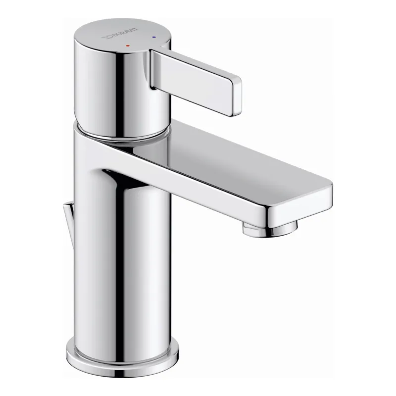 Wastafelkraan Duravit D-Neo Mengkraan Eengreeps 50x139x151 mm Trekwaste Chroom Merkproduct