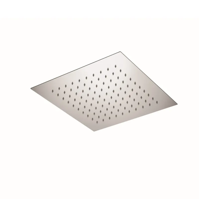Koopje Hoofddouche Belleza Bagno ClipOn Inbouw Regendouche Vierkant 34x34 cm RVS