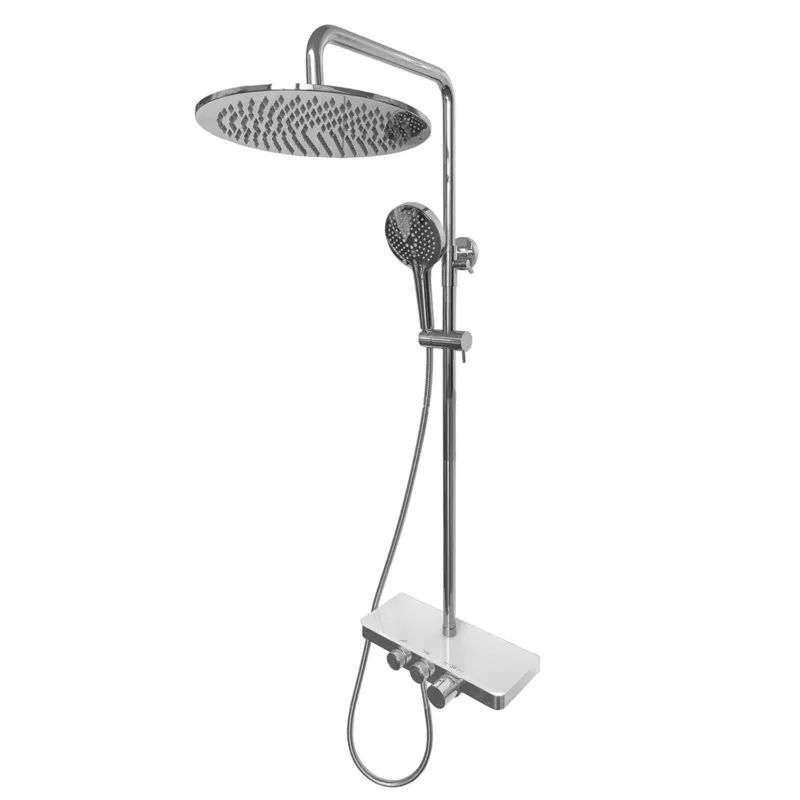 Dagaanbieding Doucheset Opbouw Wiesbaden Nuovo Regendouche met Handdouche Chroom