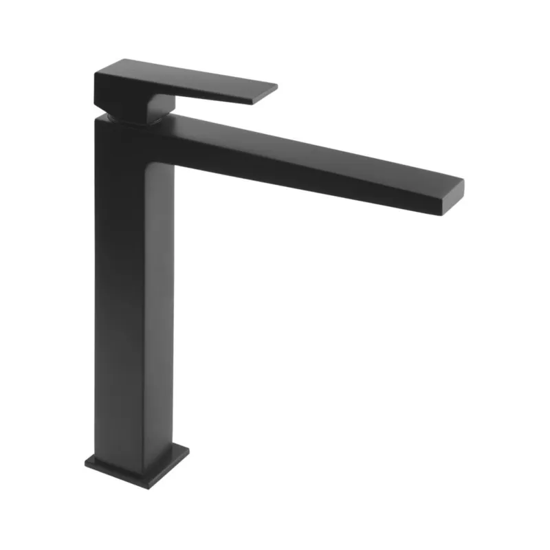 Wastafelmengkraan Sapho Dimy 1-hendel Recht Hoog 29.2 cm Mat Zwart Exclusieve Aanbieding