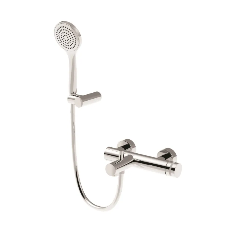 Koop Vandaag Badmengkraan Sanimex Giulini Opbouw HoH 15cm Eenknops Met Badset Chroom