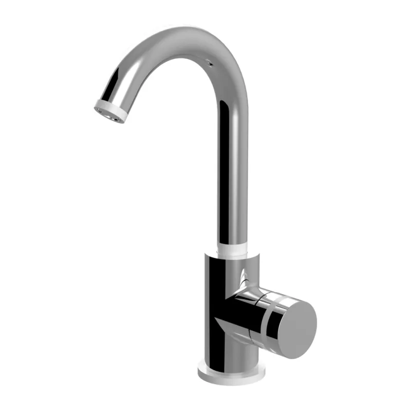 Wastafelkraan Sanimex Giulini Opbouw Eenknops Draaibare Uitloop Met Pop Up Chroom Must-Have