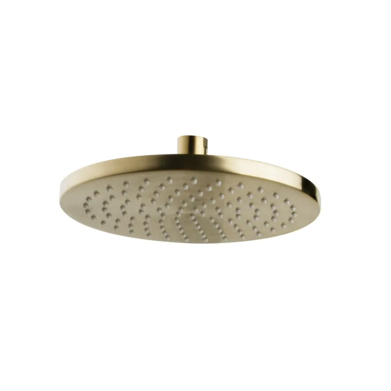 Gratis Retour Luxe Hoofddouche Wiesbaden Rond 20 cm Geborsteld Messing