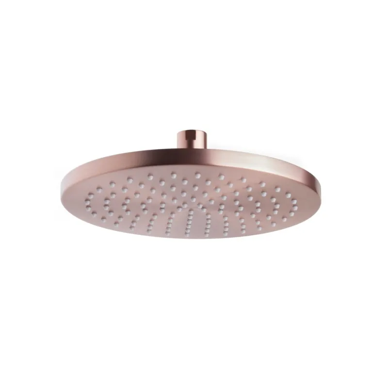 Laatste Versie Luxe Hoofddouche Wiesbaden Rond 20 cm Geborsteld Koper