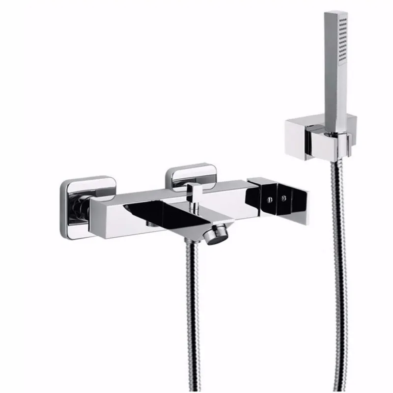Beste Prijs Badmengkraan Sanimex Giulini Badset Met Handdouche HoH 15cm Chroom