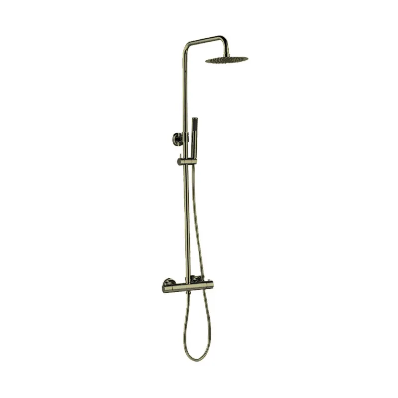 Gratis Retour Regendoucheset Opbouw Best Design Nancy Thermostaatkraan Ø 20 cm Mat Goud