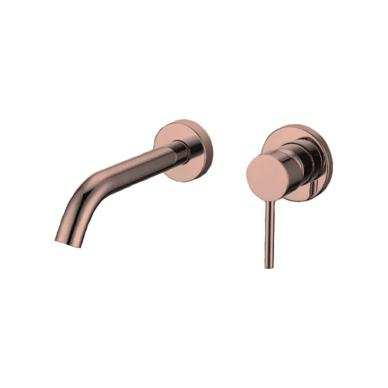 Badmengkraan Inbouw Best Design Lyon Mat Rose Goud (incl. inbouwdeel) Voordeelprijs