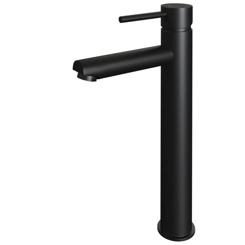 Meest Verkocht Wastafelmengkraan Brauer Black Edition Coldstart Opbouw Hoog Ronde Hendel Mat Zwart