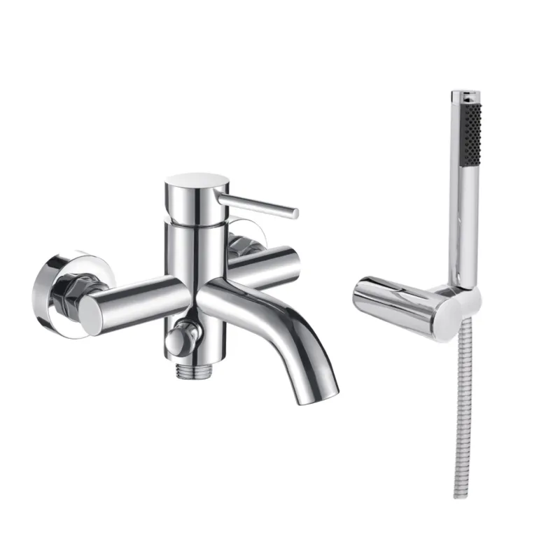 Lage Kosten Badkraan Van Marcke Cocoon Bad/Douche Mengkraan Met Handdouche Chroom