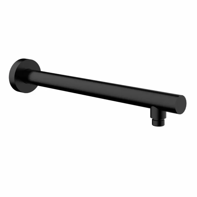 Exclusieve Aanbieding AQS Douchearm Rond Muurbevestiging 45cm Mat Zwart