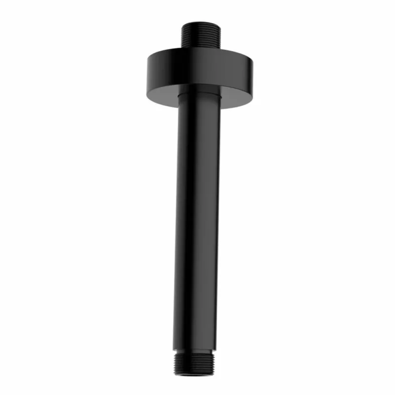 Tijdelijk Beschikbaar Douche-Arm Wiesbaden Luxe Rond Plafondbevestiging 30 cm Mat Zwart