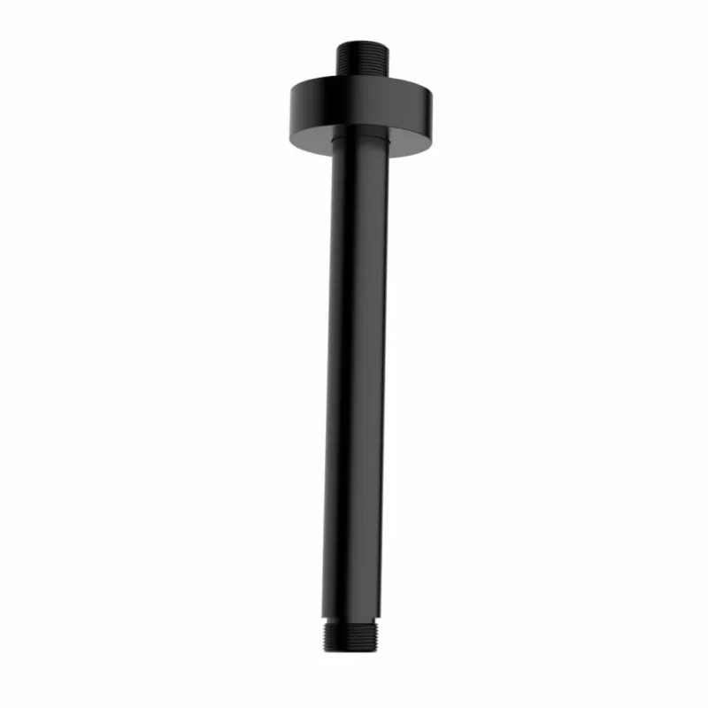 Laatste Versie Douche-Arm Wiesbaden Luxe Rond Plafondbevestiging 20 cm Mat Zwart