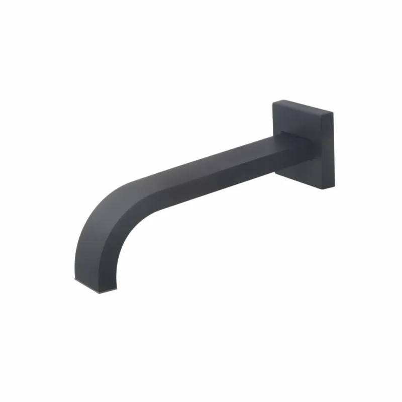 Wastafelkraan Wiesbaden Uitloop Vierkant 21,6 cm Mat Zwart Koop Vandaag