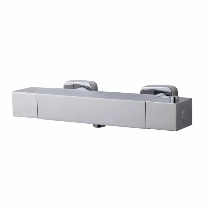 Gecertificeerd Wiesbaden Rombo therm. douchekraan vierk. chroom