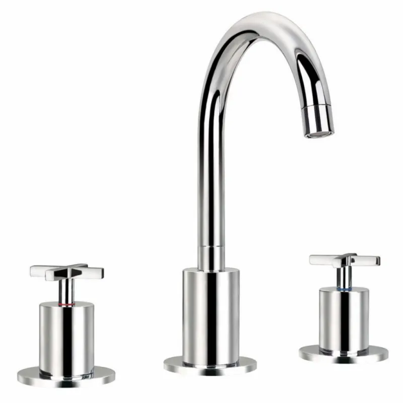 Favoriet Wastafelkraan New Jax 3-gats Staand Inbouw
