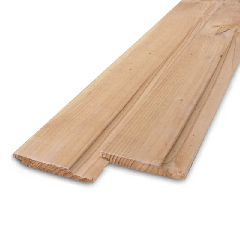 Superprijs douglas - rabat Douglas halfhouts rabat - 18x129 mm - geschaafd - halfhoutsrabat - douglashout KD 18-20% - per bundel - 154 stuks - Douglas halfhouts rabat - 18x129 mm - geschaafd: 500 cm
