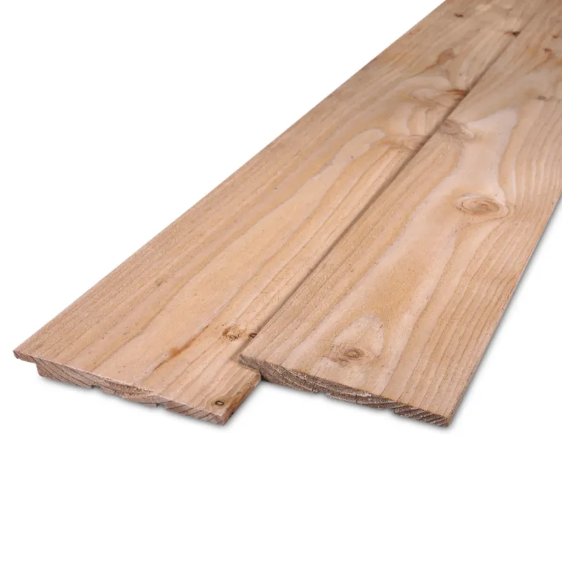 Express Levering douglas - rabat Douglas Zweeds rabat - 11-22x180 mm - zichtzijde fijnbezaagd / ruw - potdeksel plank - douglashout AD 20-25% - Per bundel - 120 stuks - Douglas Zweeds rabat - 11–22x180 mm - ruwe zichtzijde: 500 cm