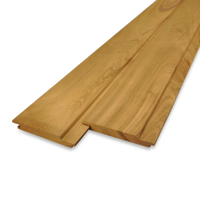 Aanbieding hardhout - rabat Guariuba channelsiding - 21x115 mm - geschaafd - channel siding - guariuba hardhout KD 18-20% - Guariuba channelsiding - 21x115 mm - geschaafd: 425 cm