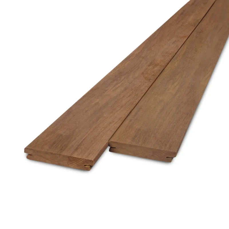 hardhout - b-fix Ipé B-fix plank - 21x64 mm - geschaafd - B-fix rabat- & vlonderplank - ipe hardhout AD 20-25% - Ipé B–fix plank - 21x64 mm - geschaafd: 215 cm Aanbieding