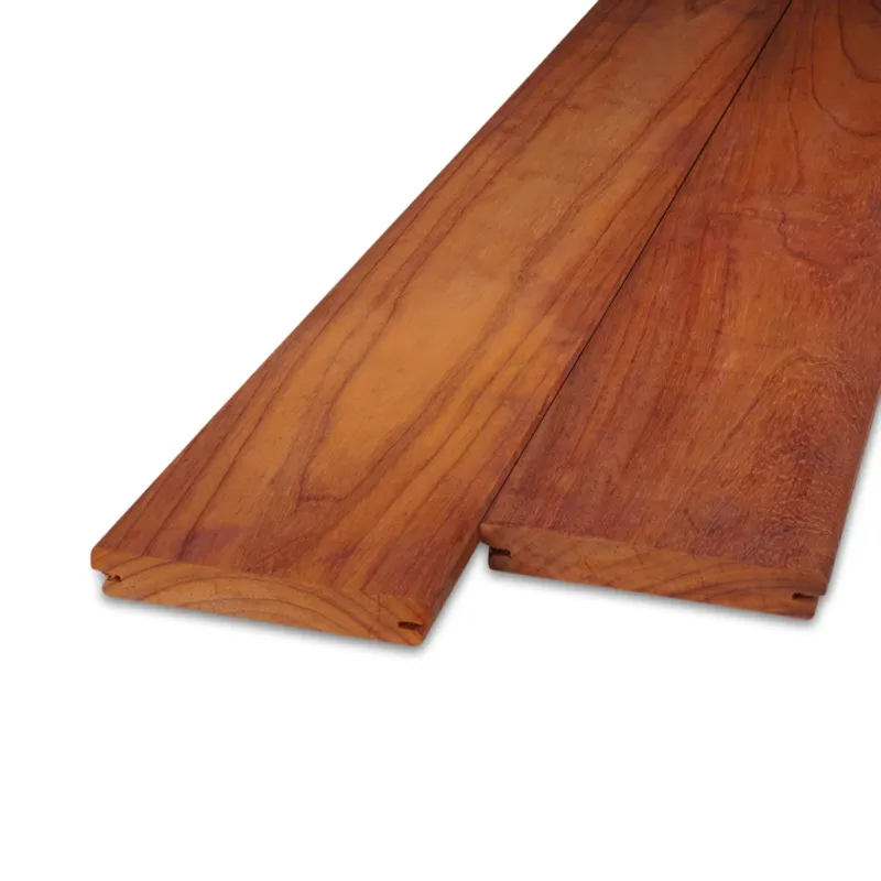 Favoriet hardhout - b-fix Padoek B-fix plank - 21x115 mm - geschaafd - B-fix rabat- & vlonderplank - padouk hardhout AD 20-25% - Padouk B–fix plank - 21x115 mm - geschaafd: 245 cm