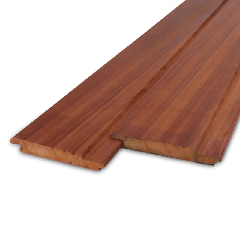 Flitsaanbieding hardhout - rabat Padoek channelsiding - 21x115 mm - geschaafd - channel siding - padouk hardhout AD 20-25% - Padouk channelsiding - 21x115 mm - geschaafd: 245 cm