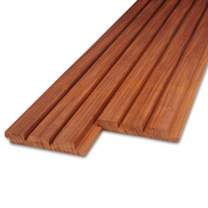Express Levering hardhout - rabat Padoek Deens rabat - 21x125 mm - geschaafd - deensrabat - padouk hardhout AD 20-25% - Padouk Deens rabat - 21x125 mm - geschaafd: 395 cm