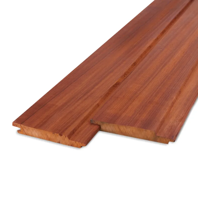 hardhout - rabat Padoek enkel blokprofiel (mes en groef) - 21x115 mm - geschaafd - blokprofiel (T&G) - padouk hardhout AD 20-25% - Padouk enkel blokprofiel (mes en groef ) - 21x115 mm - geschaafd: 455 cm Favoriet