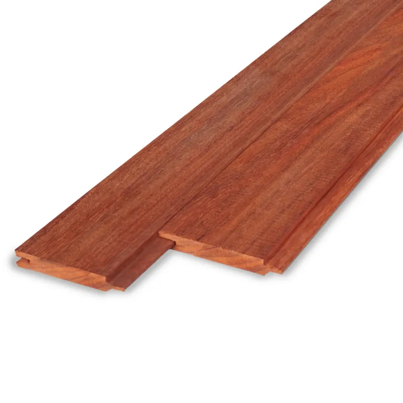 Beperkte Voorraad hardhout - vellingdeel Padoek vellingdeel - 21x110 mm - geschaafd - mes en groef plank - padouk hardhout AD 20-25% - Padouk vellingdeel - 21x110 mm - geschaafd: 335 cm