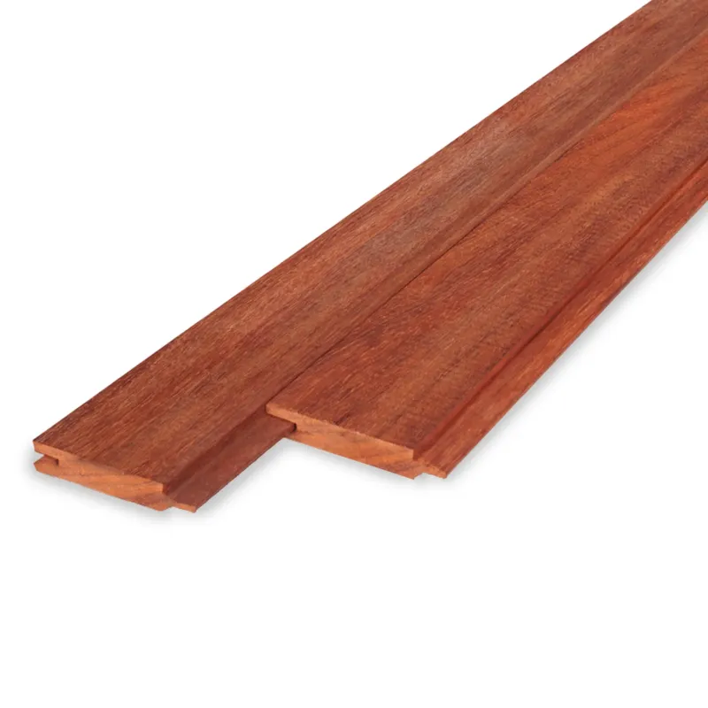 Beperkte Voorraad hardhout - vellingdeel Padoek vellingdeel - 21x83 mm - geschaafd - mes en groef plank - padouk hardhout AD 20-25% - Padouk vellingdeel - 21x83 mm - geschaafd: 425 cm