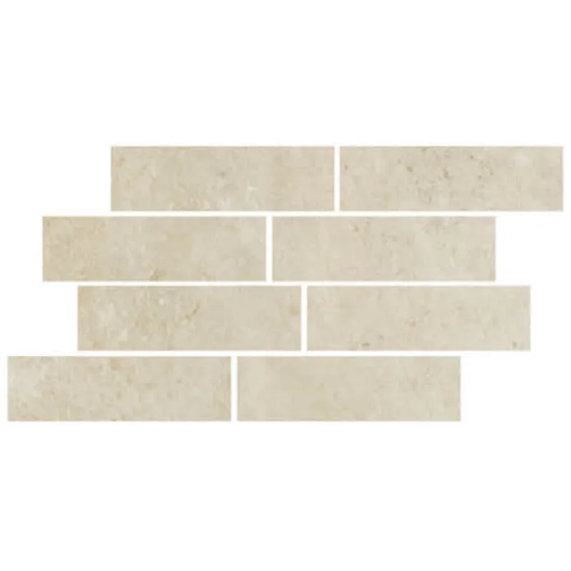 Wandtegel Serenissima Promenade 24x40 cm Mos.Bricks Sabbia (Doosinhoud 4 stuks) Fabrieksprijs