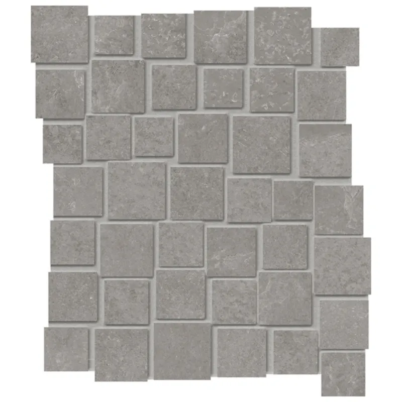 Mozaiek Douglas & Jones Fusion Bright Grey 28.7x33 cm Grijs (Prijs per Matje) Finale Uitverkoop